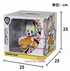 Soap Studio Cat & Mouse Hamburger Bust PVC Figure Limited Model Fashion Toys