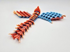 Phoenix Baby | 3D Printed Fantasy Animal | Flexible Articulated Desk Toy Pet
