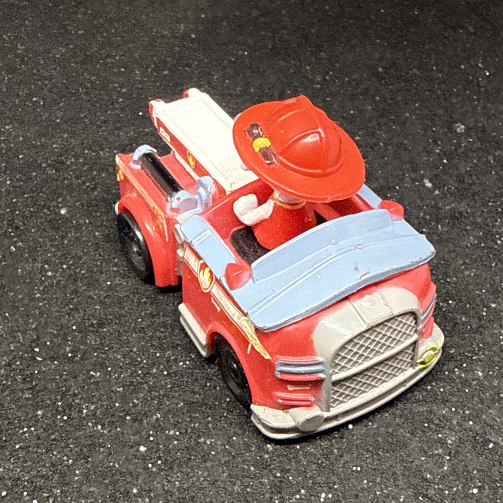 PAW Patrol Marshall Fire Pup Dog Fire Truck Vehicle 2015 Spin Master 3″ A2