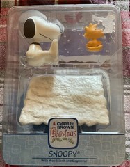 Three Peanuts: CHARLIE BROWN 5″ Figures, Halloween And Two Christmas