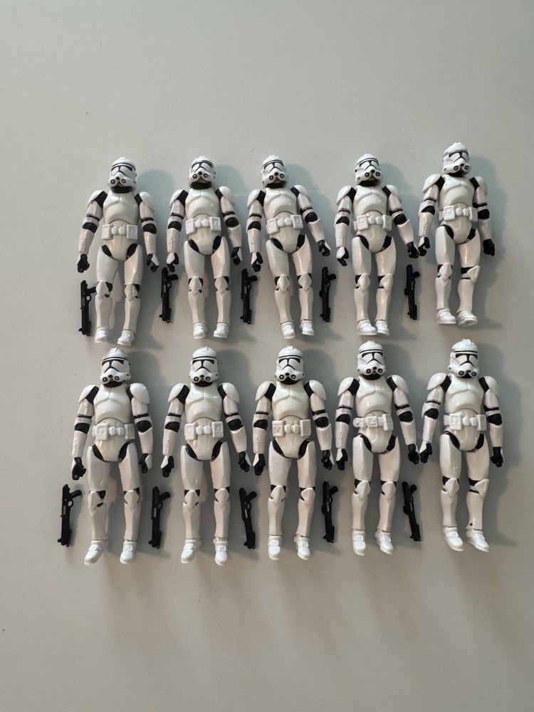 Star Wars Vintage Collection VC15 Clone Trooper 3.75″ Figure Lot Of 10 eB4-4