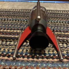 Vintage Rocket Ship Playset Strangeco IWG Toys Classic Galactic Silver Edition