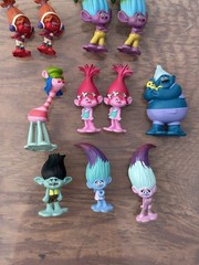 Lot of 11 Hasbro DreamWorks Trolls Movie Mini Figures Doll Toys Mixed Characters