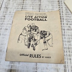 1969 Marx Pro Bowl Live Action Football Players 4″ Plastic Figures Lot Of 20 HTF