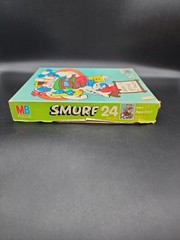 Vintage 1982 Smurfs Puzzle Complete- Good Condition Box 24pc Home Smurf Home