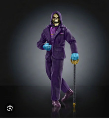 MATTEL MASTERS OF THE UNIVERSE CHRONICLES EXCLUSIVE DREAM DATE SKELETOR IN HAND
