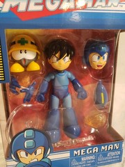Jada Toys Deluxe Mega Man action figure with Met NEW WAVE 3 series