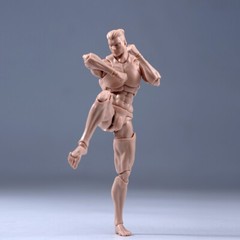 US Romankey 1/12 Male Action Figure Body 6″ Pale Skin Joint Soldier Model w/Head