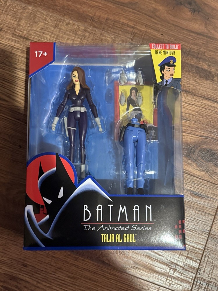 McFARLANE TOYS BATMAN THE ANIMATED SERIES TAS TALIA AL GHUL RENE MONTOYA BAF!