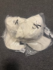 BTS JUNGKOOK Jung Kook Calvin Klein Limited White Cap Adjustable CKxJK