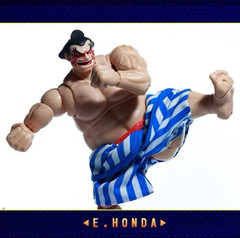 SP-JD-HON: 1/12 Custom Fabric Wrap for Jada SF2 E. Honda Action Figure