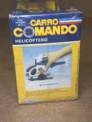 VTG 1985 GLASSLITE Helicopter Command Car Brazil Carro Comando RARE HTF NEW NOS!