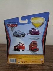 2010 Rare Disney Pixar Cars 2 Submarine Finn McMissile Deluxe W/Submarine Fins