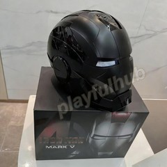 Iron Man Black Mask Cosplay AUTOKING MK5 1:1 Helmet Wearable Voice-control