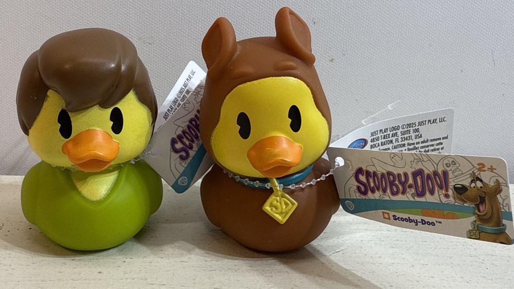 Warner Bros. Rubber Duck Set SCOOBY DOO & SHAGGY NEW