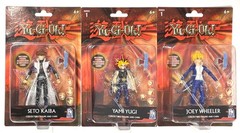 Lot of 3: Yu-Gi-Oh! 5″ Figure YAMI YUGI, SETO KAIBA, JOEY WHEELER Yugioh w/ Card