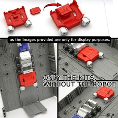 Head Back Cover Flying Backpack Alarm light Fills kit Upgrade For SS86 OP Prime