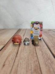 Marvel Tsum Tsum Vinyl Figure Lot Daredevil Rocket Raccoon Groot w/ Guide JAKKS