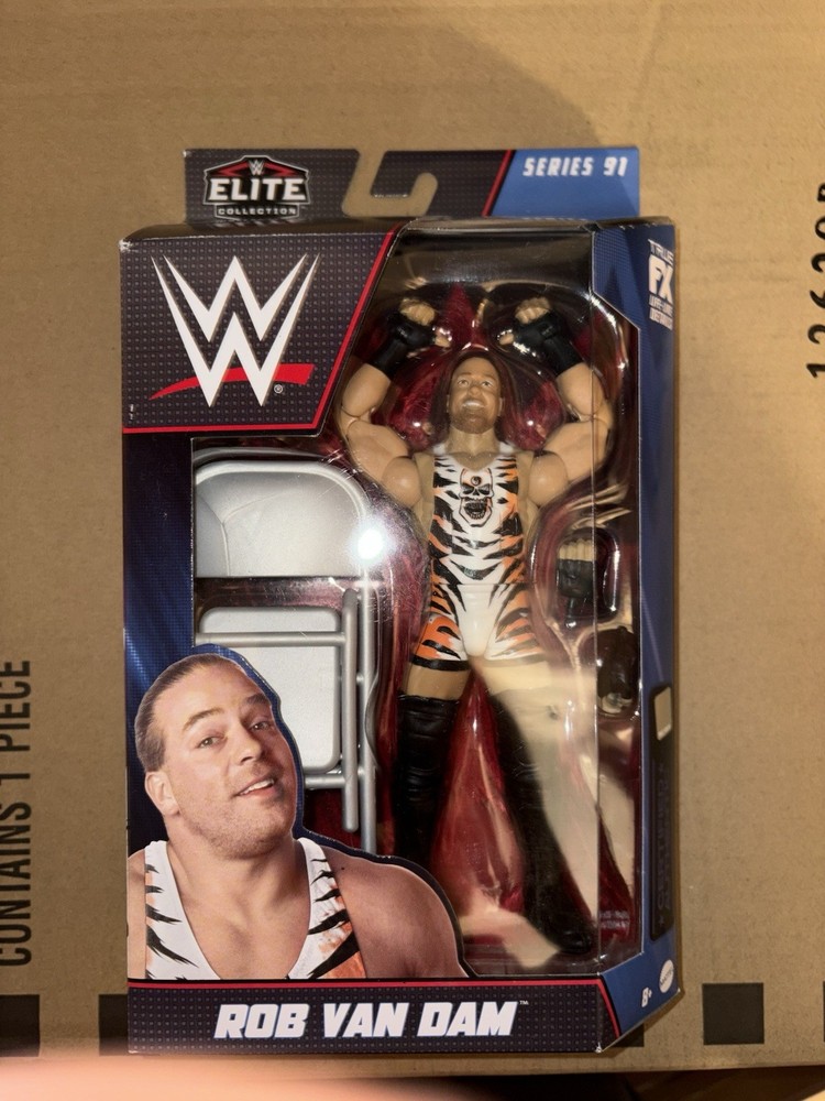 WWE Mattel Elite Series 91 Rob Van Dam Figure, Legends, AEW, Ultimate