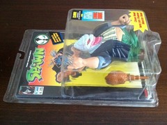 Spawn Clown AF w/Comic Book and Violator Monster Head AF MOC Still Sealed 1994!!