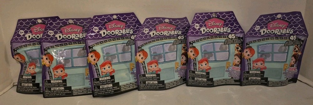 6 NEW Disney DOORABLES (Series 6) Blind Bag MINI FIGURES