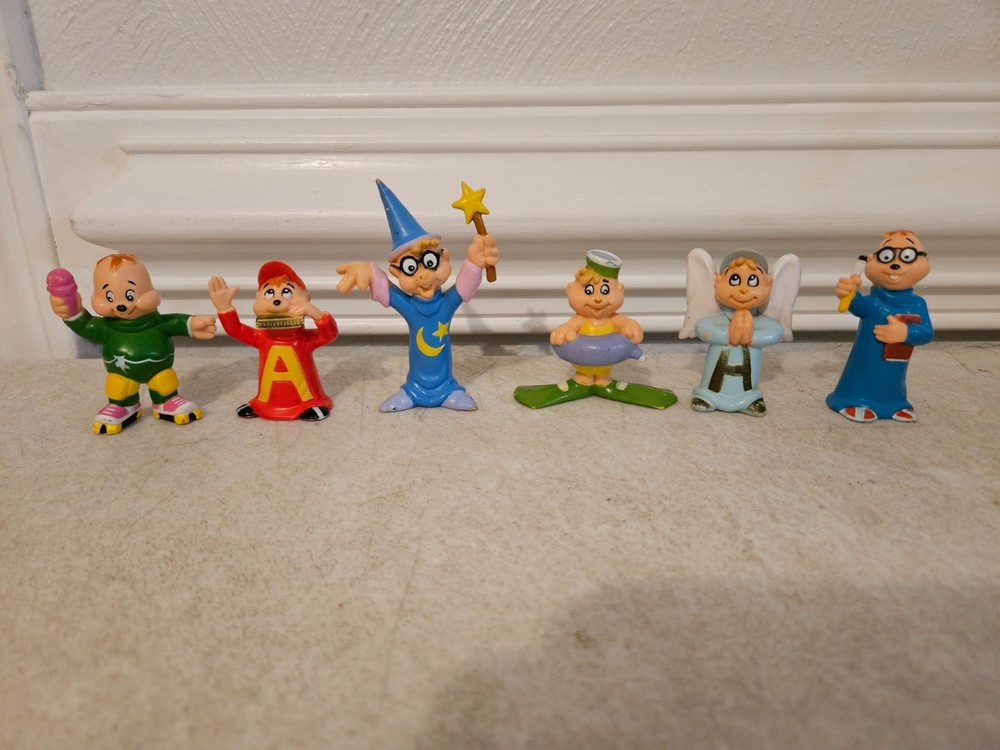 VINTAGE CHIPMUNKS PVC FIGURES ALVIN SIMON THEODORE