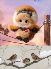 Dear Birds Series Plush Pendant Figure Toy New Gift Authentic Blind Box