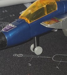3D Printed Replacement Rolling Landing Gear For Transformers G1 Seekers PLA