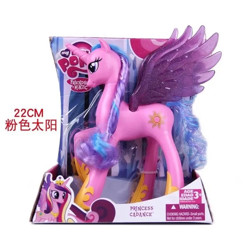 22cm My Little Pony Princess Celestia Nightmare Moon Figures Toys Kids Gift