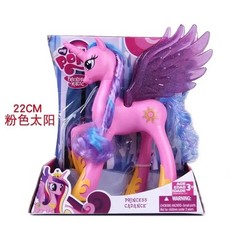 22cm My Little Pony Princess Celestia Nightmare Moon Figures Toys Kids Gift