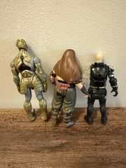 Vintage 1990’s-2000 Mixed Action Figure Toys Lot 13 Star Wars Marvel X-Men TMNT