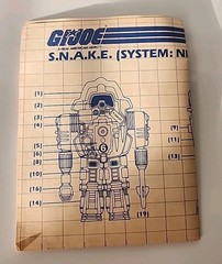 G.I. Joe 1983 Battle Armor S.N.A.K.E New Unopened Bag,