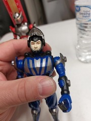 Karmen Rider BLUE KNIGHT and RED FIGURE As Shown R42 6 Inch Lot Of 2