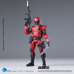 Hiya Toys 1/18 G.I. Joe Exquisite Mini Crimson Guard Action Figure Toy Model NIB