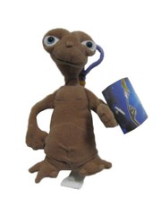 ** R@RE ** E.T. The Extra-Terrestrial 6″ Plush Key-Chain Clip-On BRAND NEW