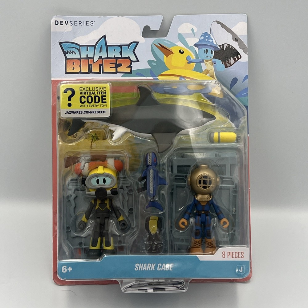 Devseries Game Pack w/ Code Shark Bite 2: Shark Cage Diver Sea Diver *New*
