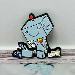 Doko Demo Issyo R. Suzuki Robot Official Sony Rubber Magnet New Japan US Seller