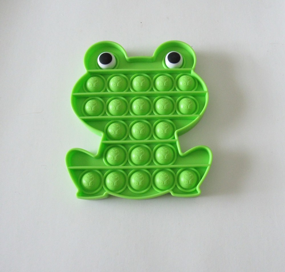 FROG (M GRN) Popoit Figet Stress Reliever Game Adults and Kids of ALL Ages USA