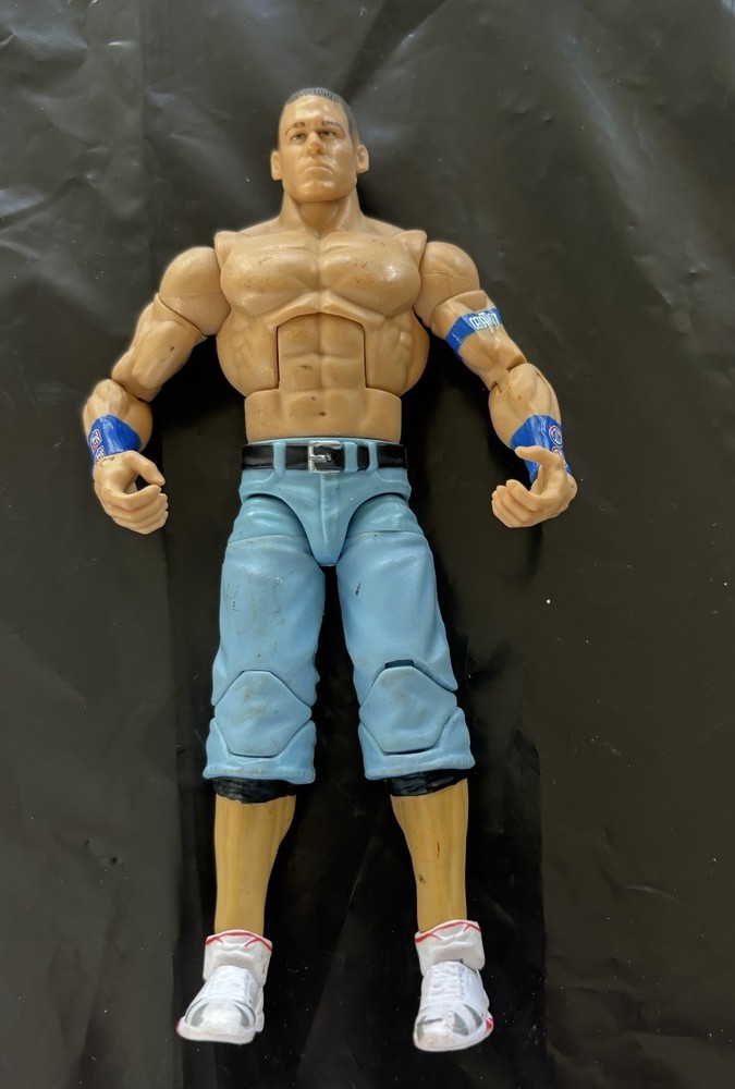 John Cena – Blue Arm Bands – Mattel – 2010 WWE Basic Series 1 – Loose Figure