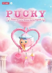 POP MART Pucky Dreamy Wishes Series Confirmed Figure Doll Sealed Bag in Open Box