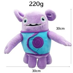 Dreamworks Home Plush Toy 30cm Oh the Boov Alien Purple Doll Home Decor Kid Gift