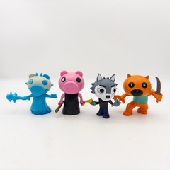 Roblox Piggy Figures Lot of 4 Mini Toys Piggy Willow Frostiggy & Foxy