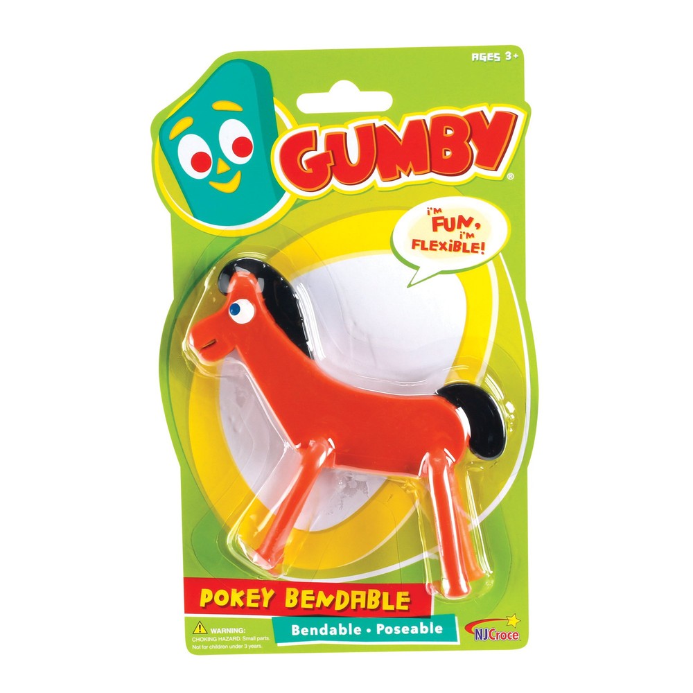 Bendable Pokey Figure Classic Toy 45 Inch Orange Doll Ages 3 and Up