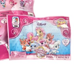 Lot of 4 Disney Whisker Haven Palace Pet Blind Bags Series 4 NEW