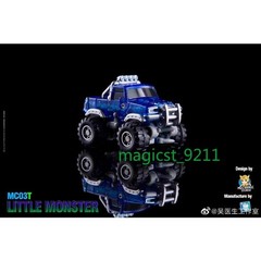 DR.WU Little Monster Action Figure TOY 8CM MC03T Wheelie Trucks Robots PVC/ABS