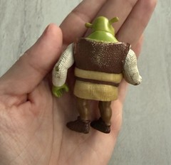 Rare Vintage Fast Food Promotional Toy Figure Shrek Ogre Green Character Kidcore