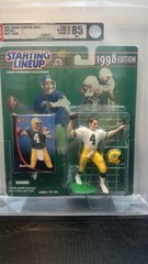 1998 SLU Starting Lineup NFL BRETT FAVRE AFA85 Graded Green Bay Packers MOC