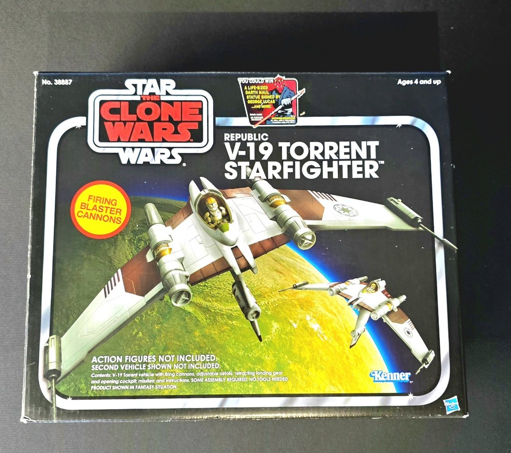 Star Wars TVC V-19 Torrent Starfighter NIB
