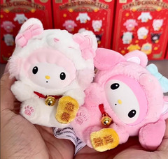 TOP TOY Sanrio Lucky cat Series Vinyl Plush Confirmed Blind Box Figures Hot!!
