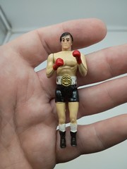 Vintage ERTL Super Stars ROCKY III DieCast Metal 3” Action Figure